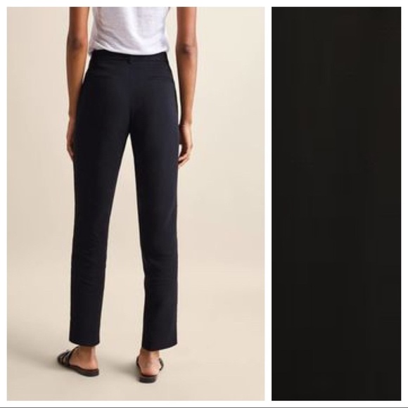 NWT. Massimo Dutti Black Crepe Trousers. Size 2. - Picture 2 of 6